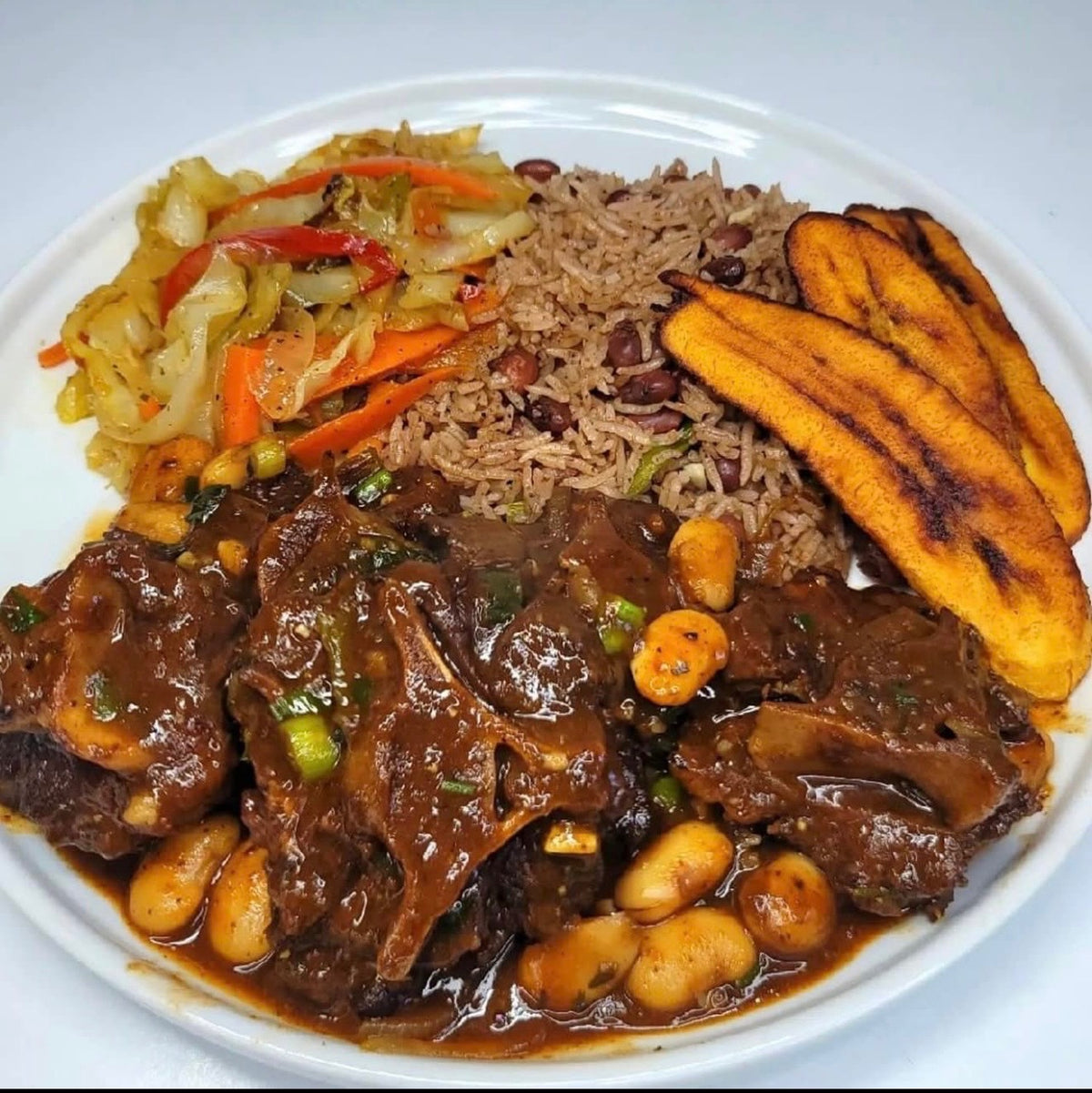 Oxtail plate